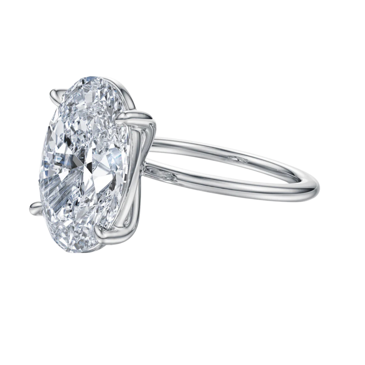 The Grace Oval Solitaire Engagement Ring - R1037