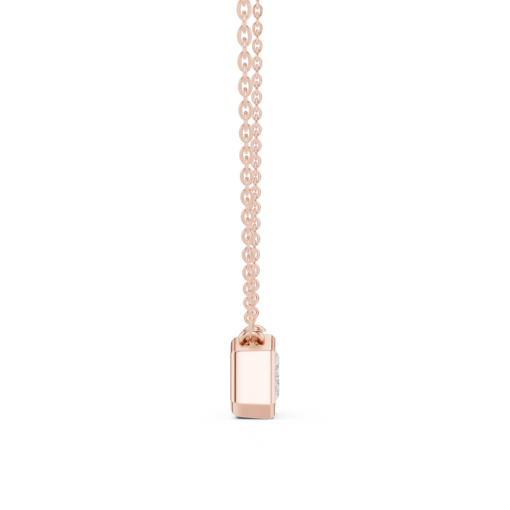 Radiant Cut Diamond Bezel Solitaire - P1135RA