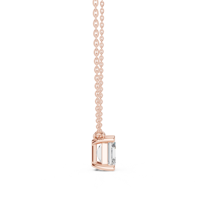 Asscher Cut Diamond Solitaire Pendant - B1134AS