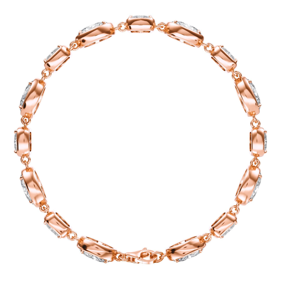 14 ctw Oval & Cushion Lab Diamond Bracelet - BC108 in Bracelet by 18 KARATS INC.