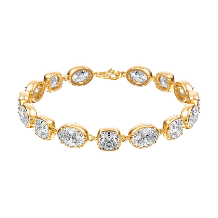 14 ctw Oval & Cushion Lab Diamond Bracelet - BC108 in Bracelet by 18 KARATS INC.