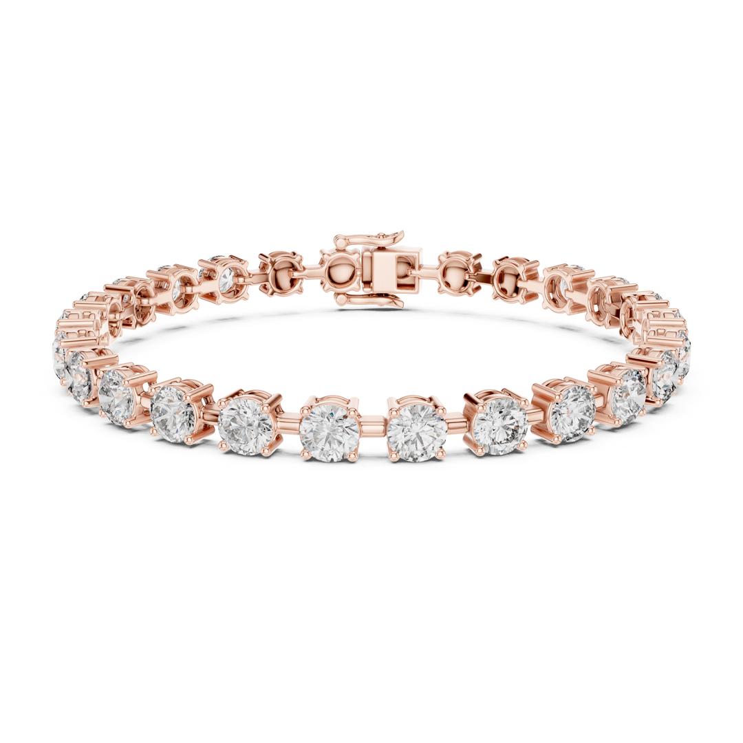 Round Diamond 10.5 ctw Link Tennis Bracelet - BC113