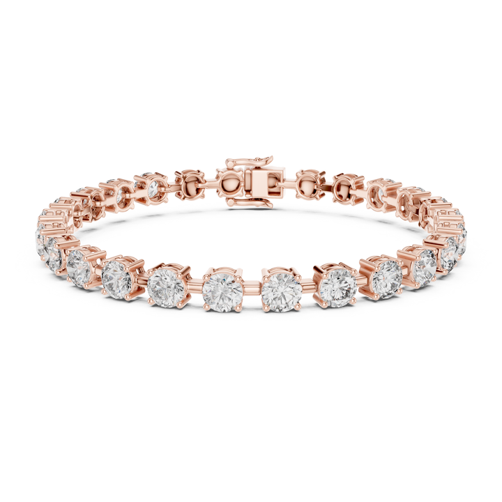 Round Diamond 10.5 ctw Link Tennis Bracelet - BC113