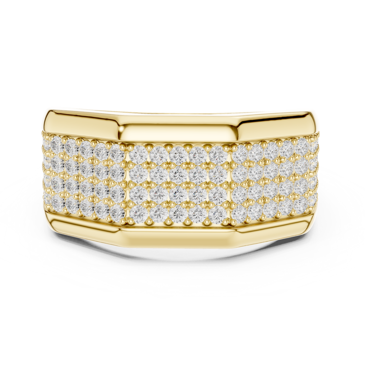 Multi-Row 1.2 ctw Diamond Men's Band - B1140