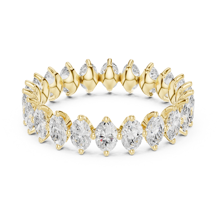 Oval Cut 1.65 ctw Diamond Eternity Band - B1178