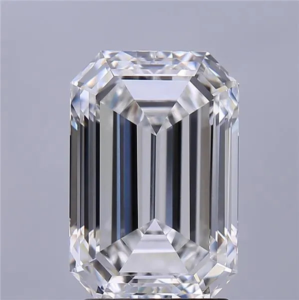 2.50ct Emerald Lab Grown Diamond (Colour D, Clarity VVS2, IGI Certified)