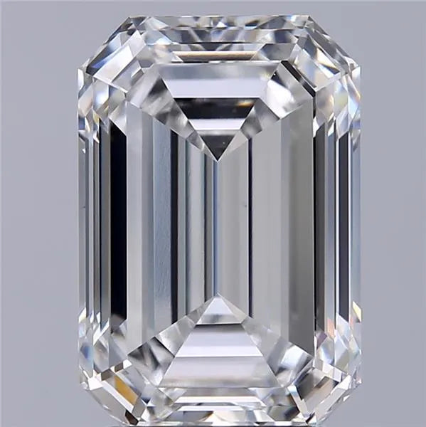 2.93ct Emerald Lab Grown Diamond (Colour D, Clarity VVS2, IGI Certified)