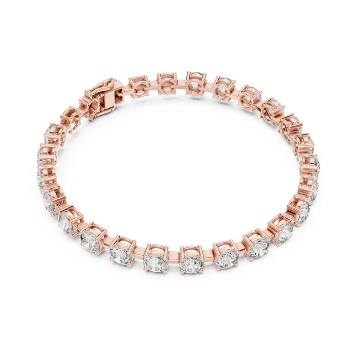 Round Diamond 10.5 ctw Link Tennis Bracelet - BC113