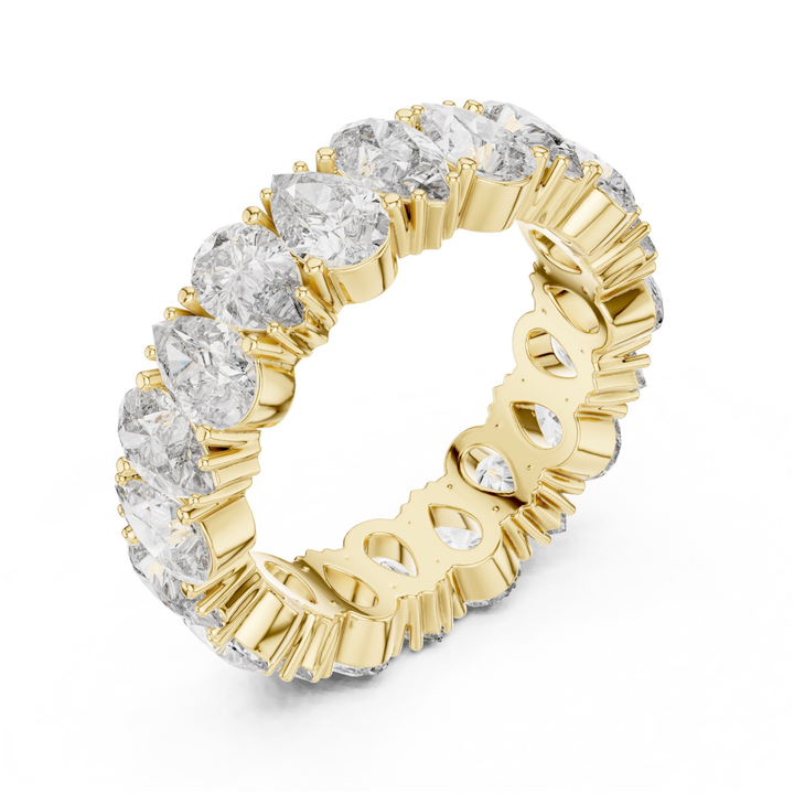 Pear 5 ctw Diamond Eternity Band - B1128