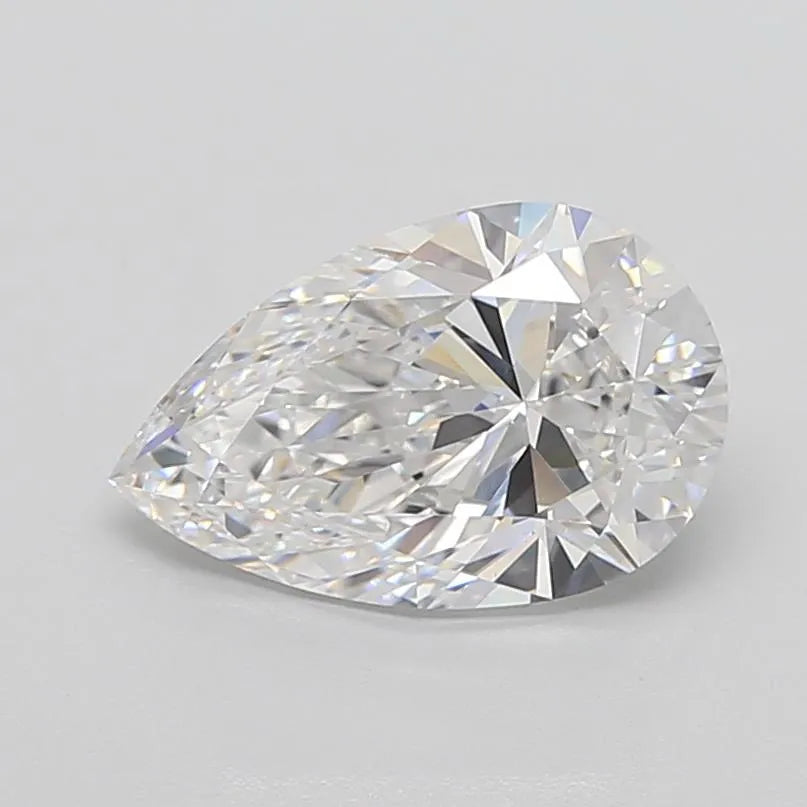 3.67ct Pear Lab Grown Diamond (Colour D, Clarity VVS1, IGI Certified)