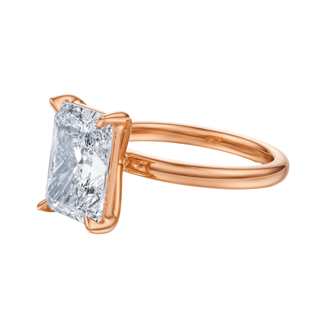The Grace Radiant Solitaire Engagement Ring- R1036
