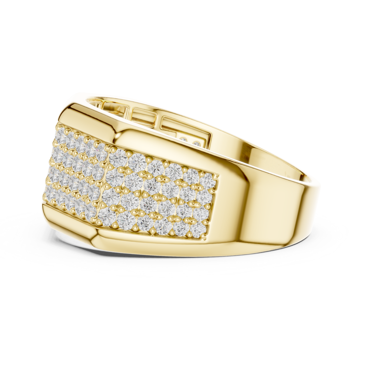 Multi-Row 1.2 ctw Diamond Men's Band - B1140