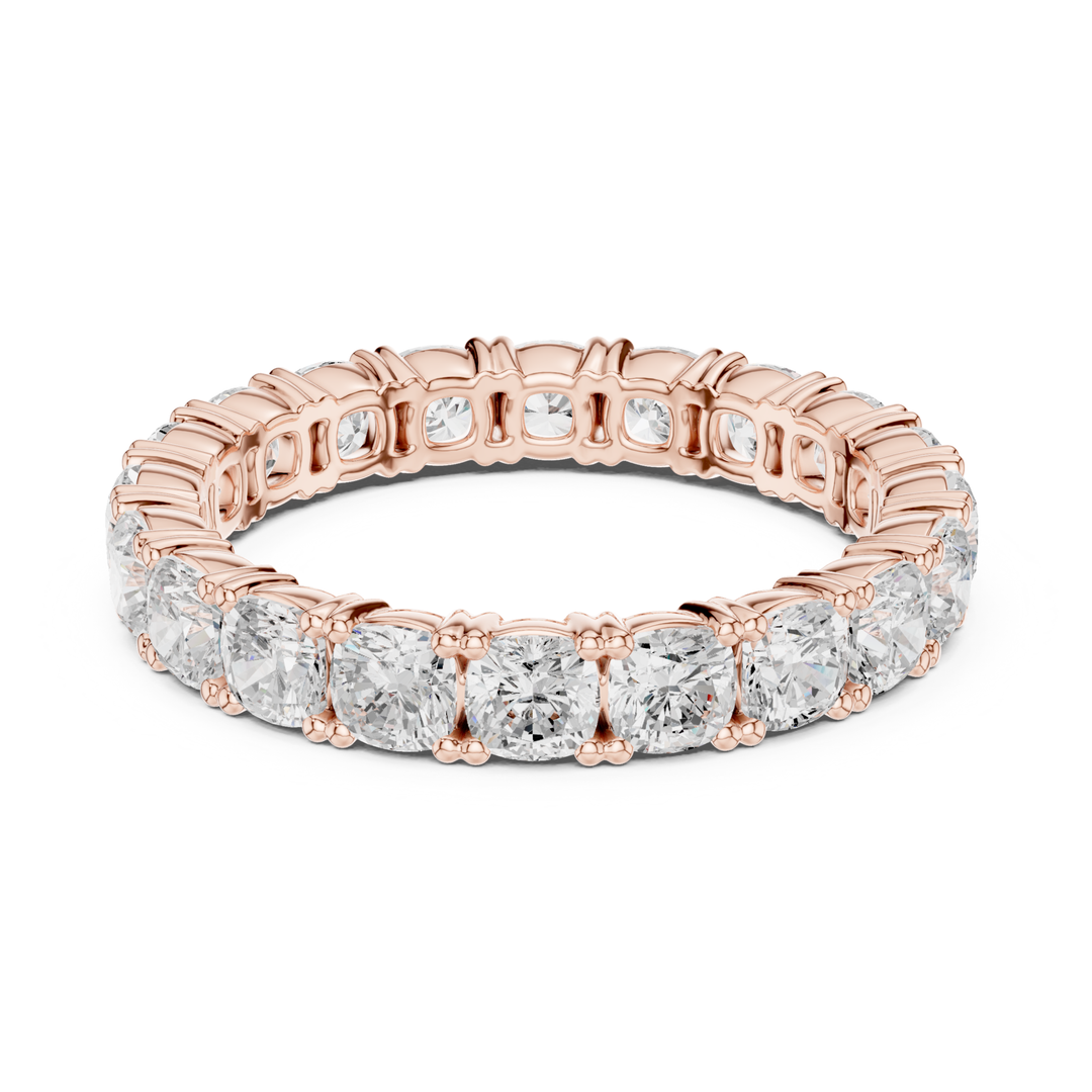Cushion Square Cut 2.8 ctw Diamond Eternity Band - B1184