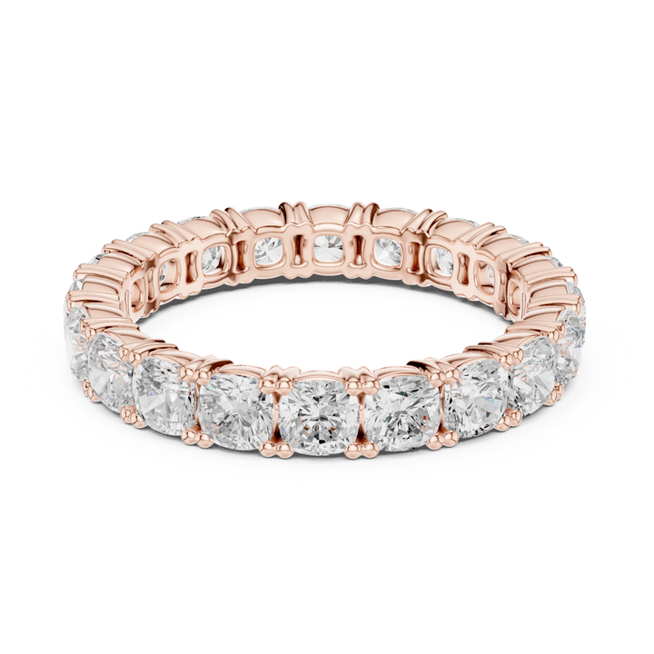 Cushion Square Cut 2.8 ctw Diamond Eternity Band - B1184