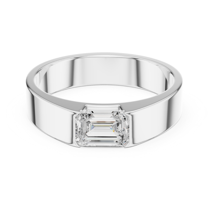 Emerald 1 ctw Diamond Men's Band - B1132