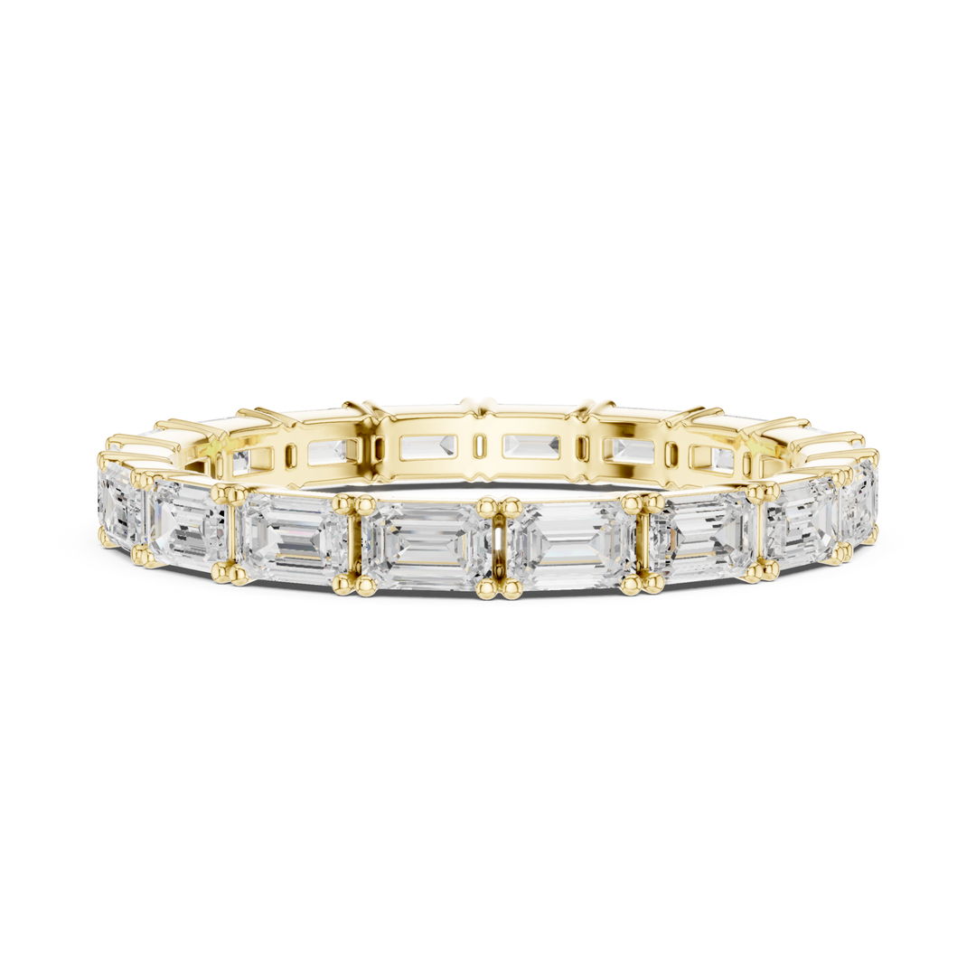 Classic Emerald Cut 1.58 ctw Diamond Eternity Band - B1179