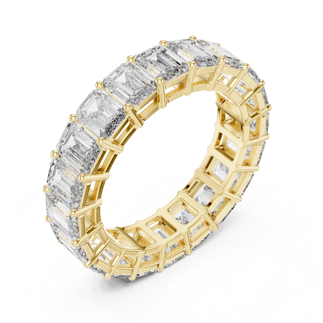 Emerald Cut 6 ctw Diamond Eternity Band - B1123