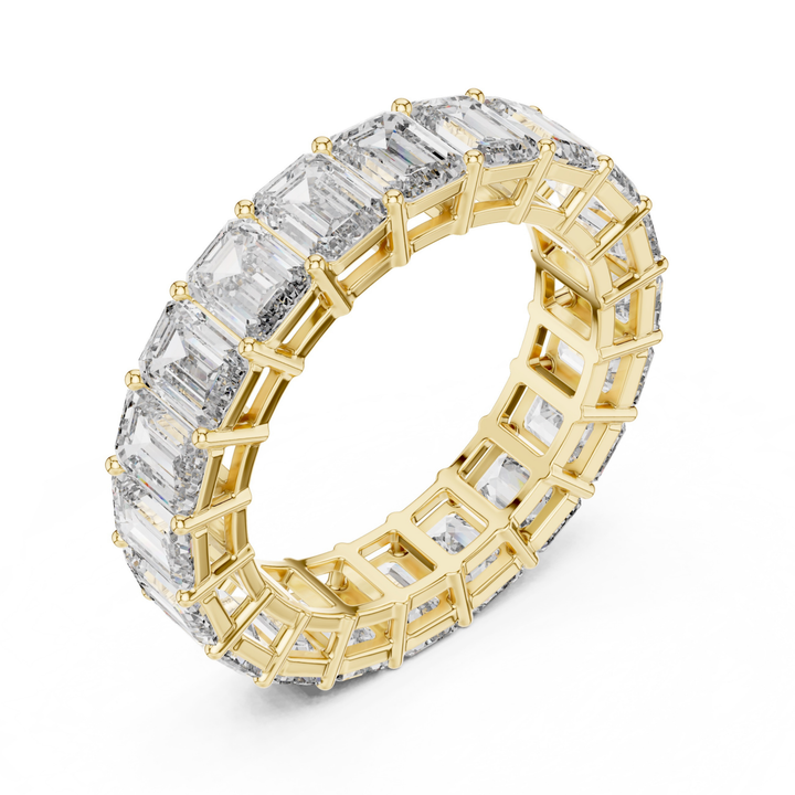 Emerald Cut 6 ctw Diamond Eternity Band - B1123