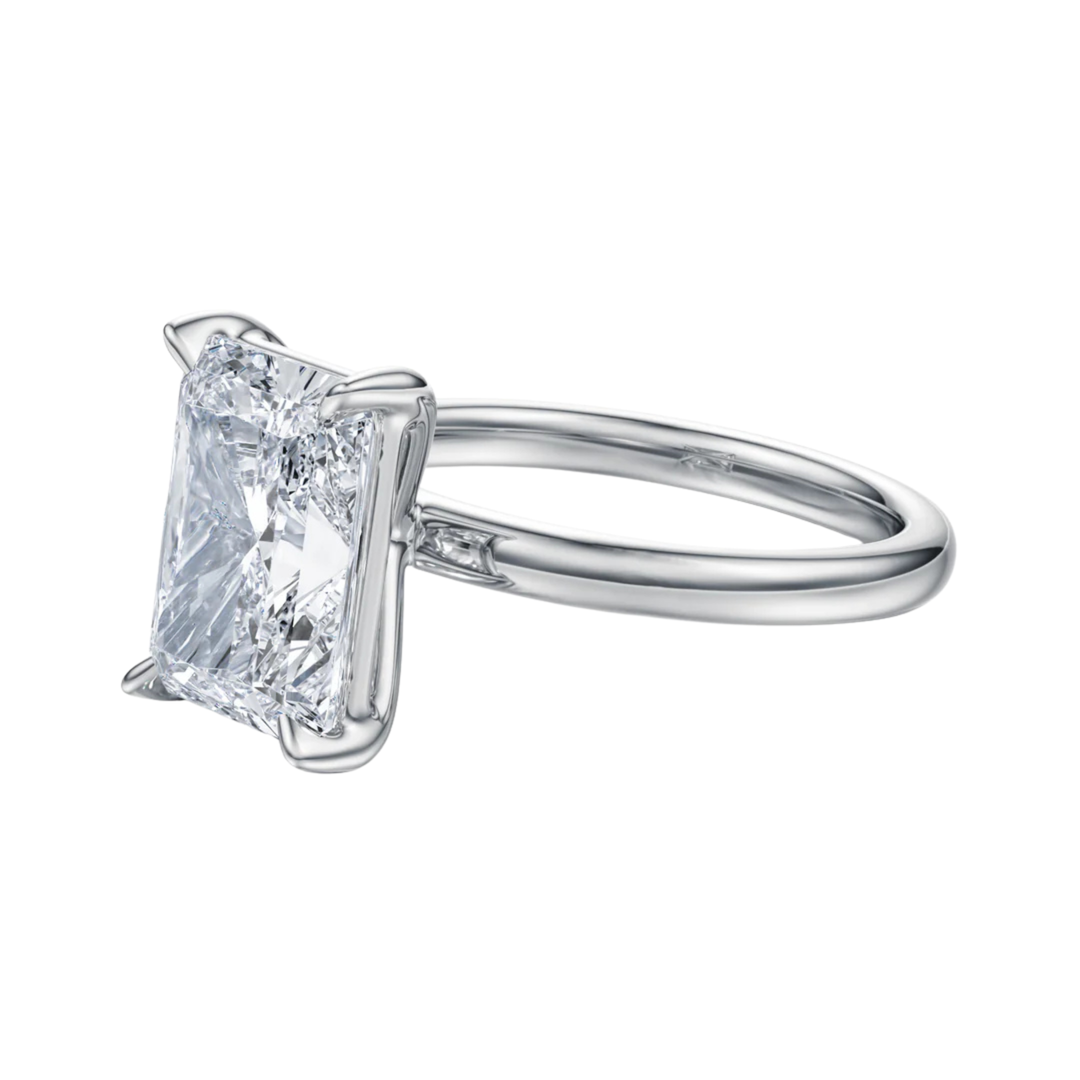 The Grace Radiant Solitaire Engagement Ring- R1036