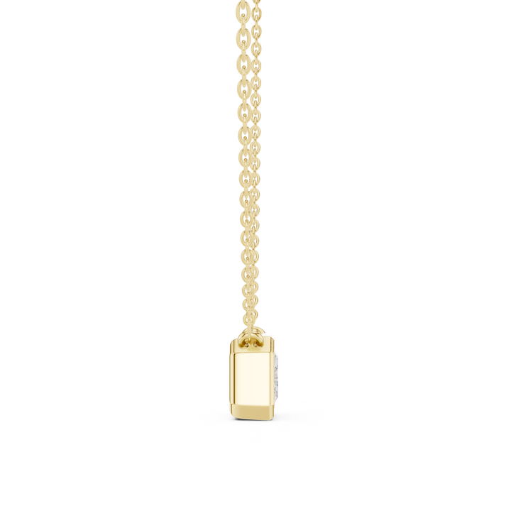 Radiant Cut Diamond Bezel Solitaire - P1135RA