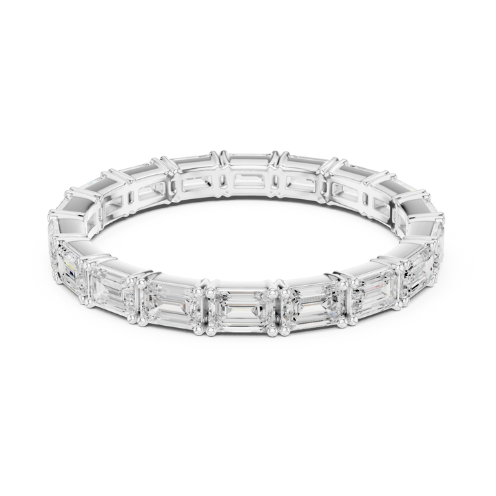 Classic Emerald Cut 1.58 ctw Diamond Eternity Band - B1179