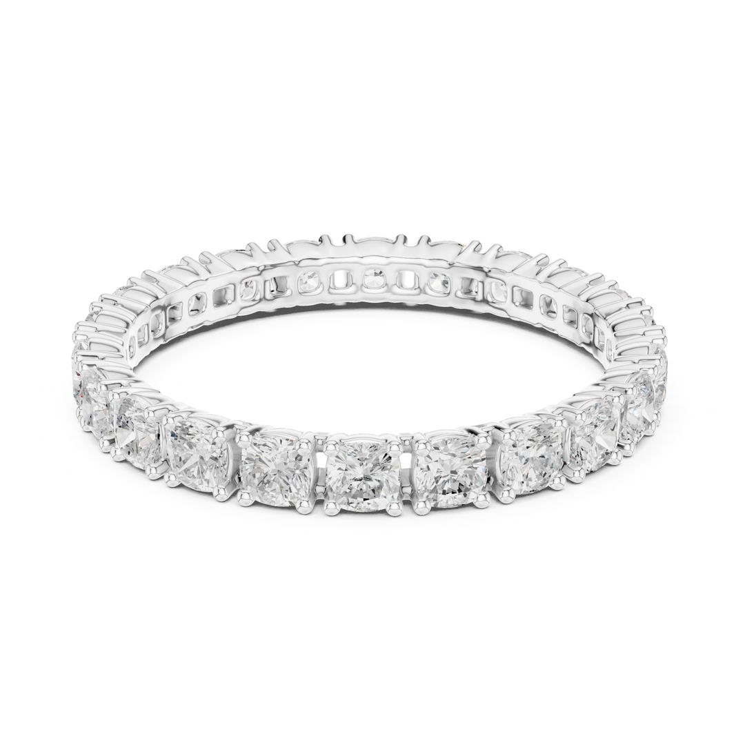 Cushion Square 1.24 ctw Diamond Eternity Band - B1180