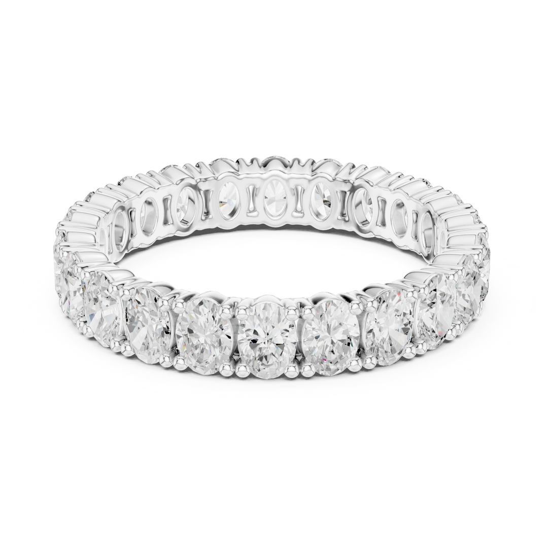 Classic Oval Cut 1.92 ctw Diamond Eternity Band - B1181