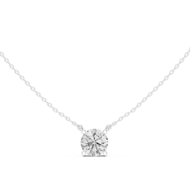 Round Cut Diamond Solitaire Pendant – P1134RD