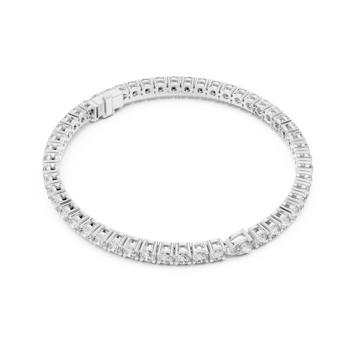 Pear Accent 5.75 ctw Diamond Tennis Bracelet - BC119