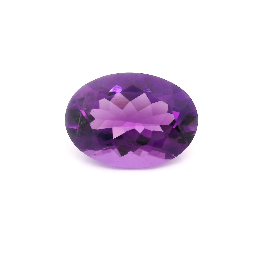 5.19ct Oval Natural Amethyst (Colour Purple, Clarity Eye Clean, Cut Faceted)