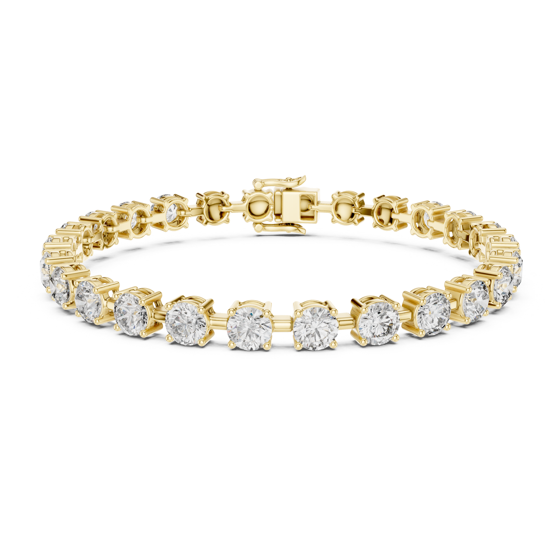 Round Diamond 10.5 ctw Link Tennis Bracelet - BC113