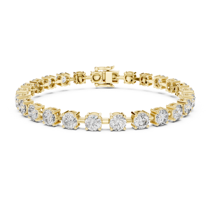Round Diamond 10.5 ctw Link Tennis Bracelet - BC113