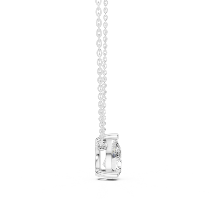 Pear Cut Diamond Solitaire Pendant - P1134PE