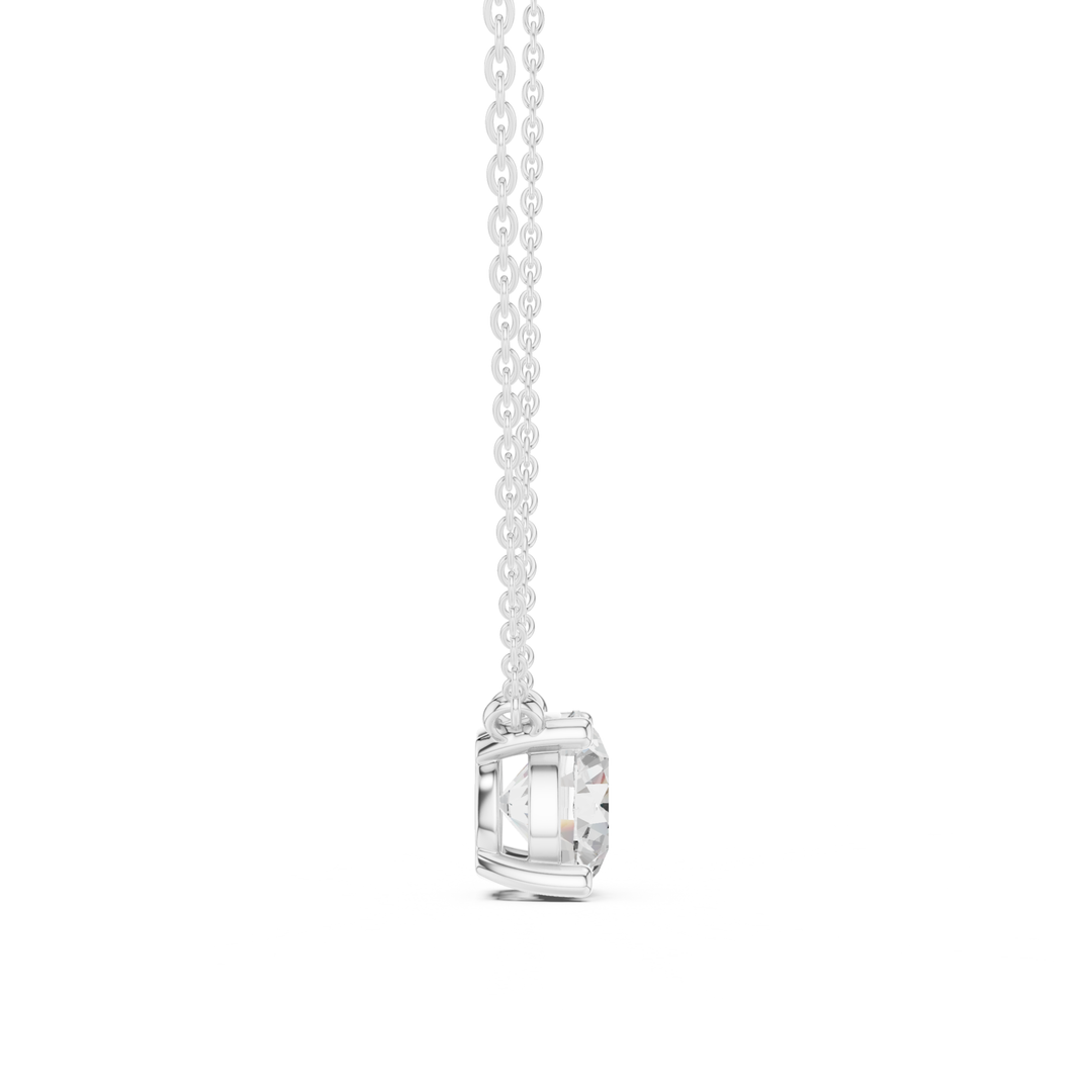 Round Cut Diamond Solitaire Pendant – P1134RD
