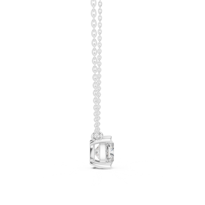 Cushion Cut Diamond Solitaire Pendant - P1134CU