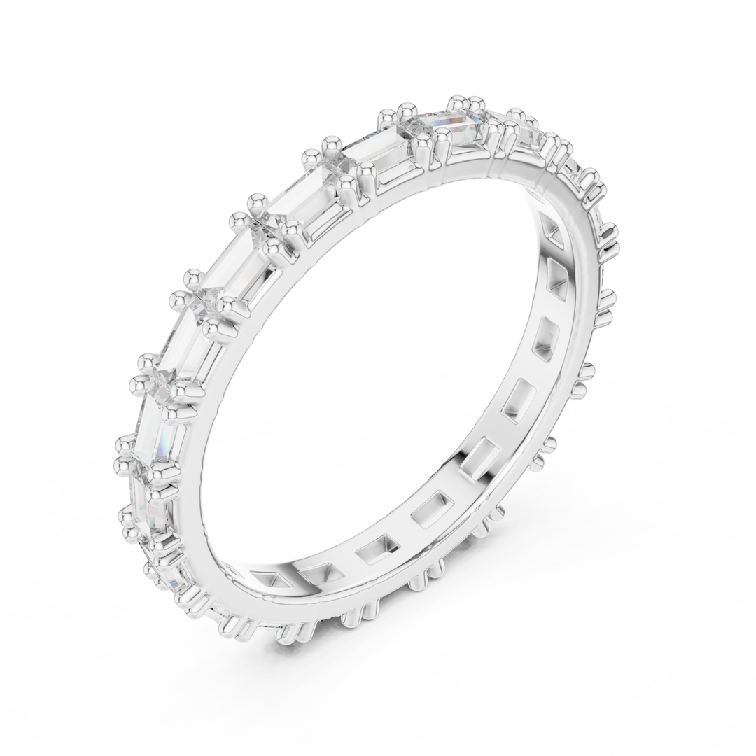 Baguette 1.25 ctw Diamond Eternity Band - B1177