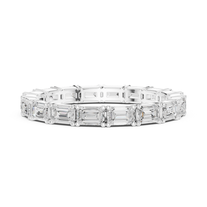 Classic Emerald Cut 1.58 ctw Diamond Eternity Band - B1179