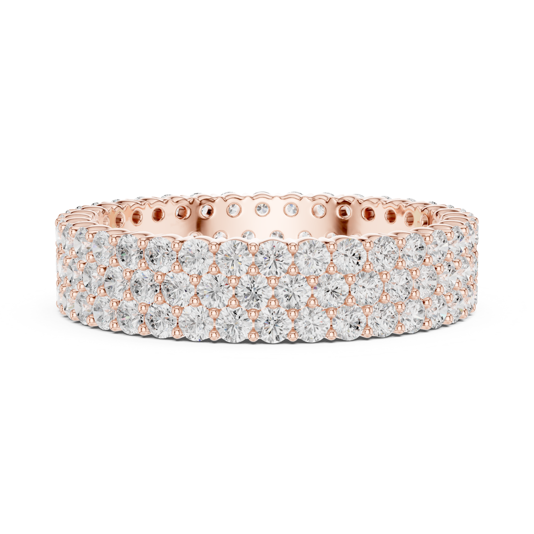 Multi-Row Round 1.94 ctw Diamond Eternity Band - B1147