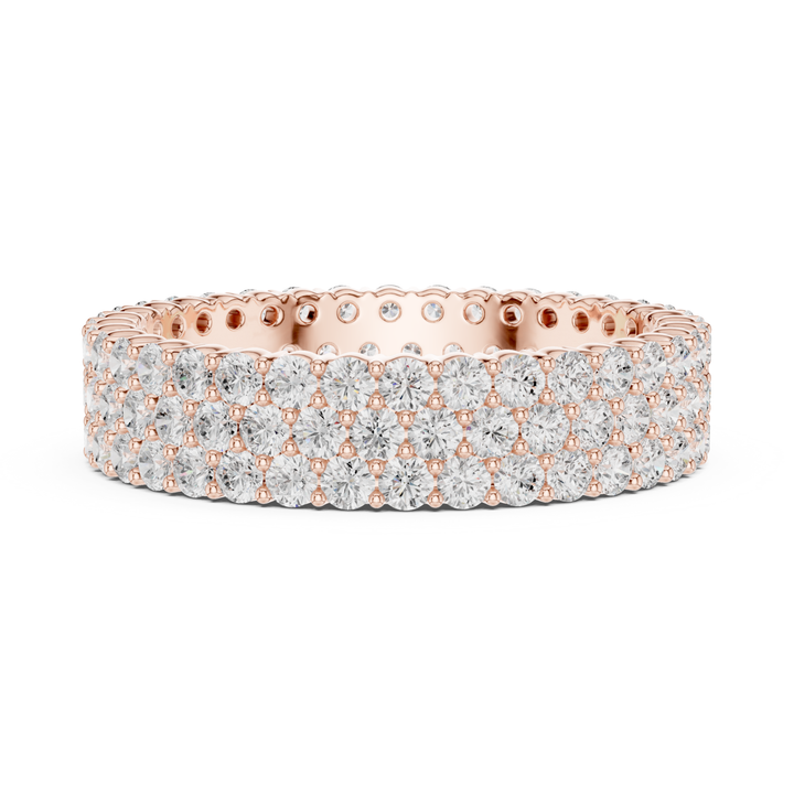 Multi-Row Round 1.94 ctw Diamond Eternity Band - B1147