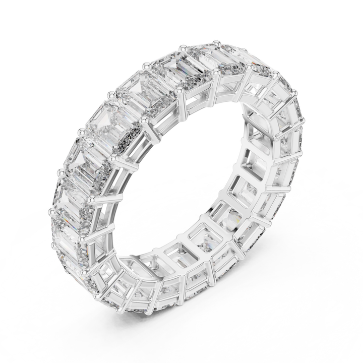 Emerald Cut 6 ctw Diamond Eternity Band - B1123
