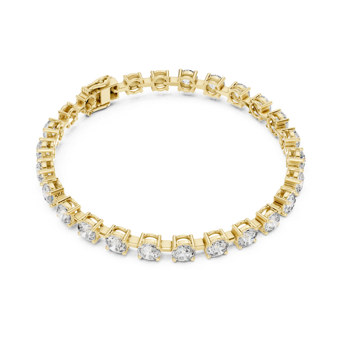Round Diamond 10.5 ctw Link Tennis Bracelet - BC113
