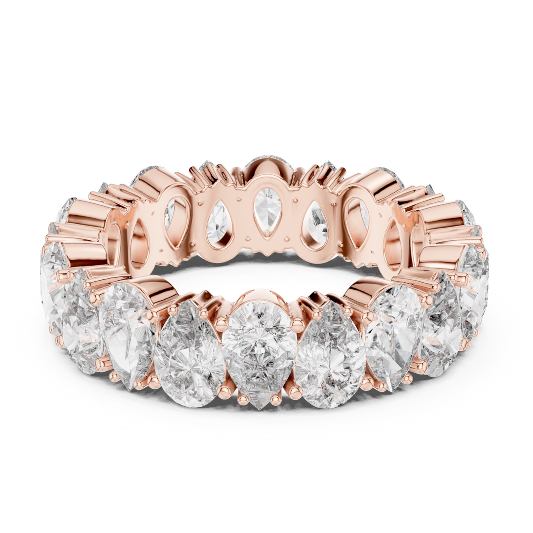 Pear 5 ctw Diamond Eternity Band - B1128