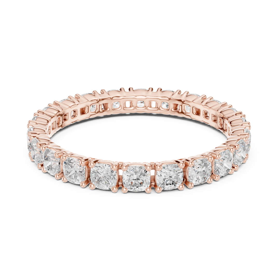 Cushion Square 1.24 ctw Diamond Eternity Band - B1180