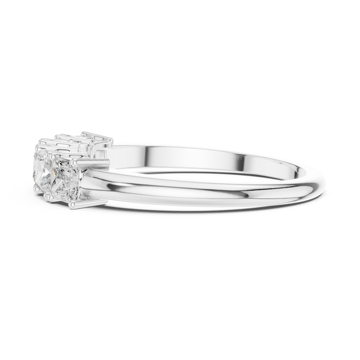 Five Stone Princess Cut 0.65 ctw Diamond Band - B1149