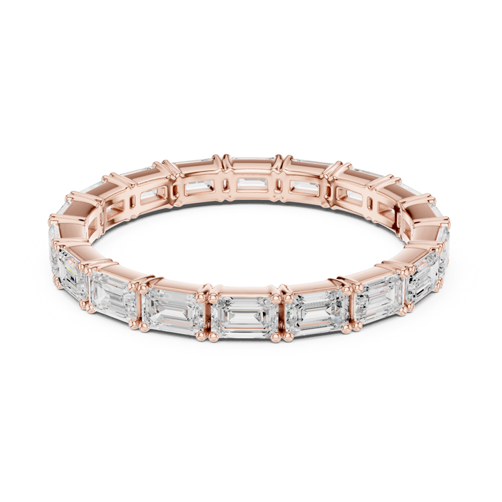 Classic Emerald Cut 1.58 ctw Diamond Eternity Band - B1179