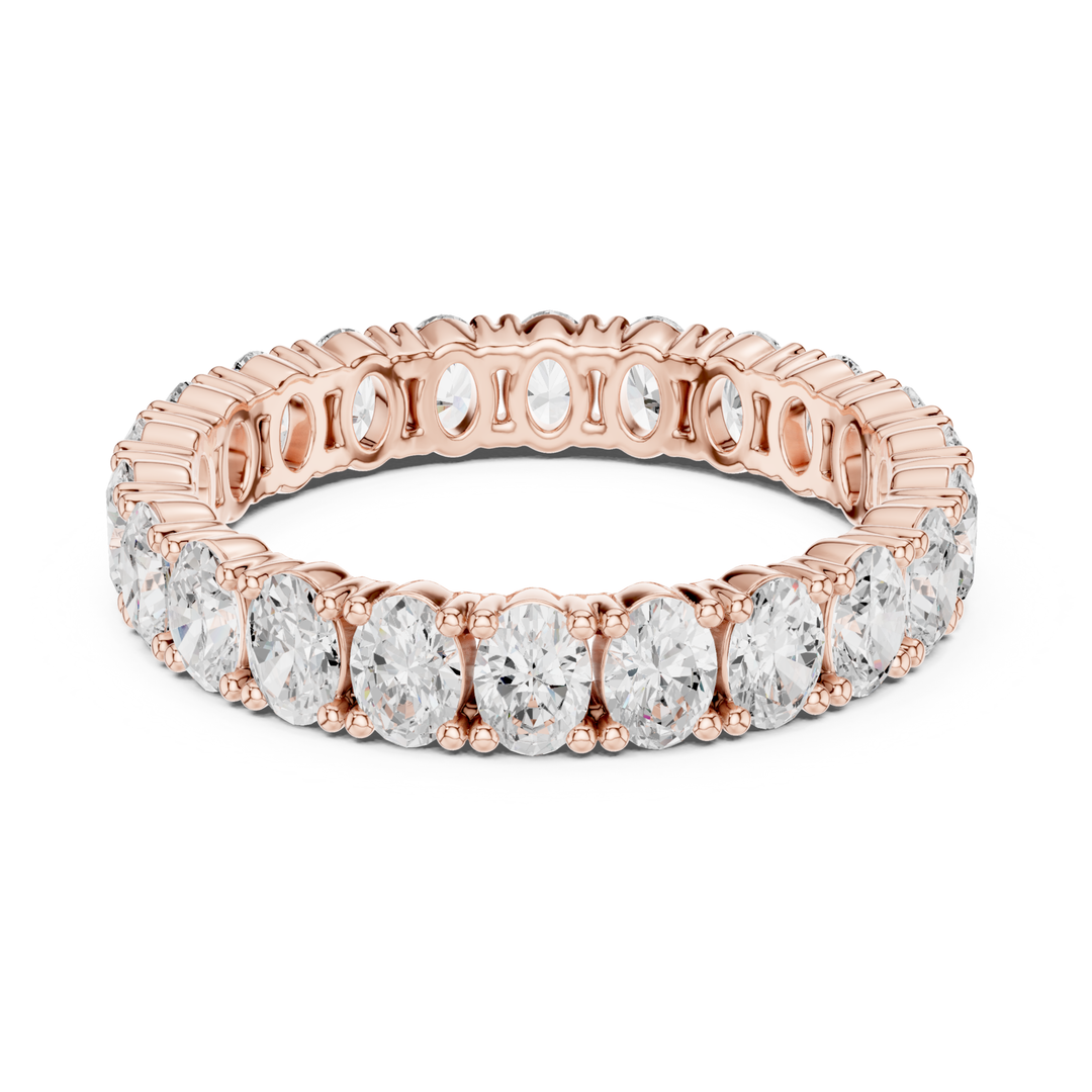 Classic Oval Cut 1.92 ctw Diamond Eternity Band - B1181