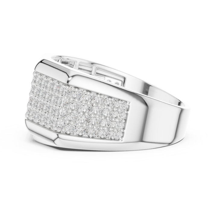 Multi-Row 1.2 ctw Diamond Men's Band - B1140