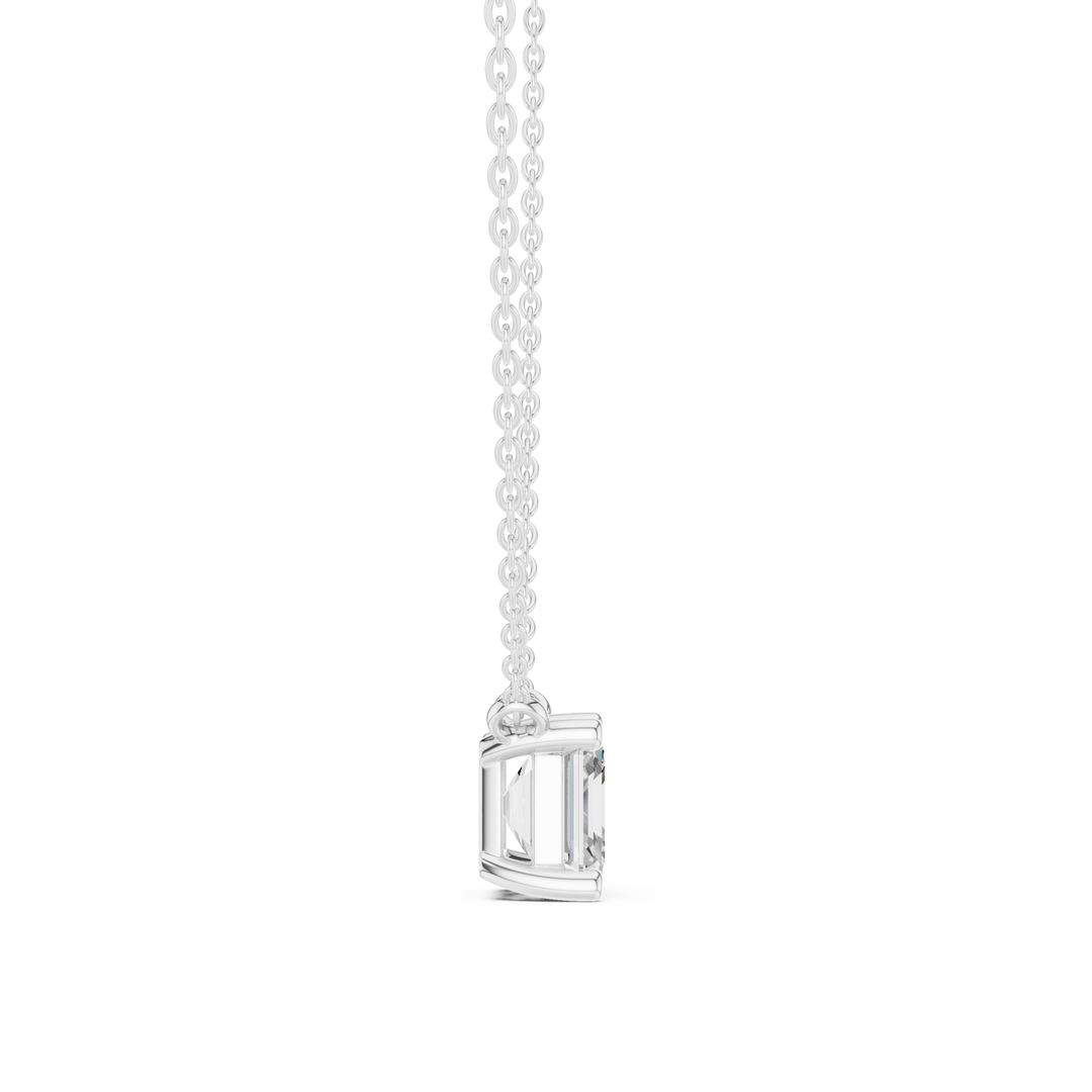 Asscher Cut Diamond Solitaire Pendant - B1134AS