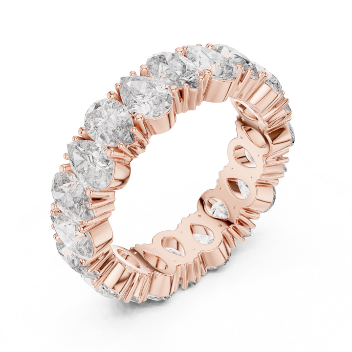 Pear 5 ctw Diamond Eternity Band - B1128