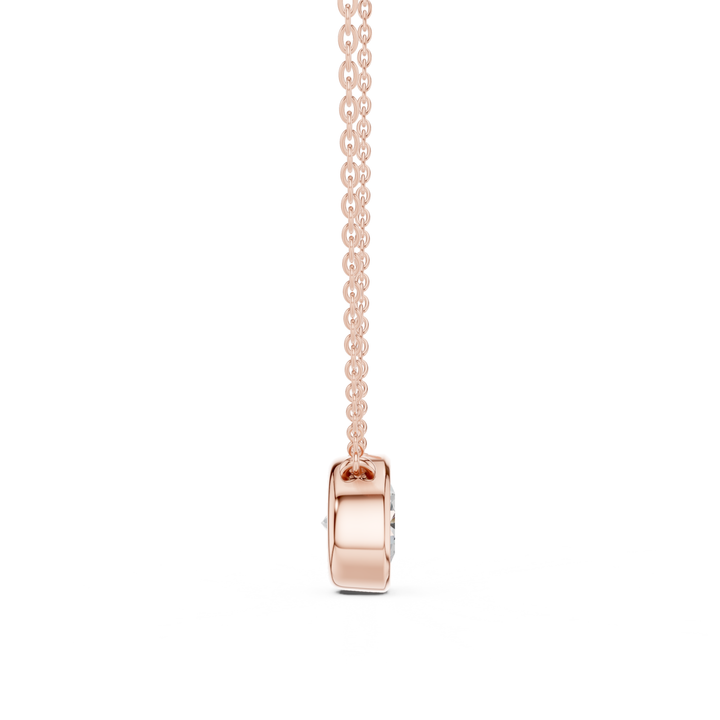 Round Cut Diamond Bezel Solitaire - P1135RD